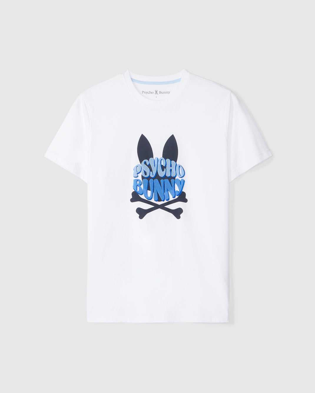 T Shirt Graphique Psycho Bunny Preston Graphic Tee Blanche Homme | ZXS-46706888